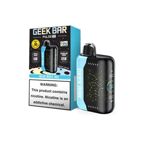 GEEK BAR PULSE X BLUE RAZZ ICE 25K|810125438400|Pack Of|5