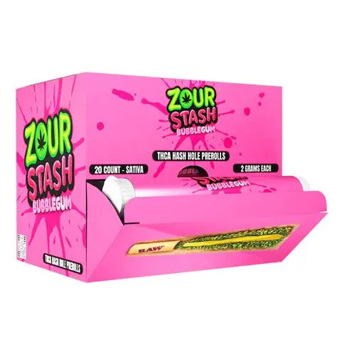 ZOUR STASH THCA HASH HOLES PROLL  BUBBLEGUM 2GM