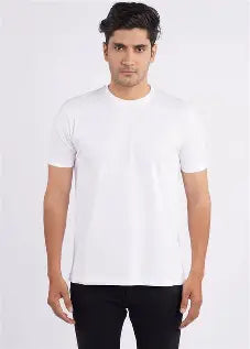 CREW NECK T SHIRT WHITE 3XL