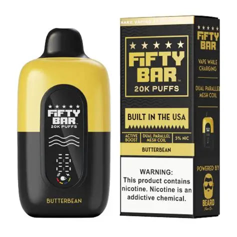 FIFTY BAR BLACK BUTTER BEAN 20K