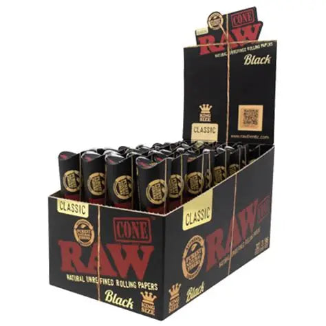RAW BLACK CONE KS 3 PACK  32 IN CS