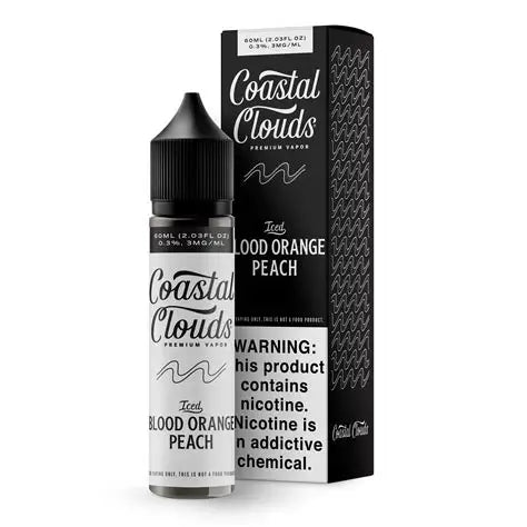 COASTAL CLOUDS ICED BLOOD ORANGE PEACH 3MG 60ML