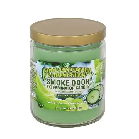 SMOKE ODOR CNDL COOL CUCUMBER HONEY DEW 13OZ