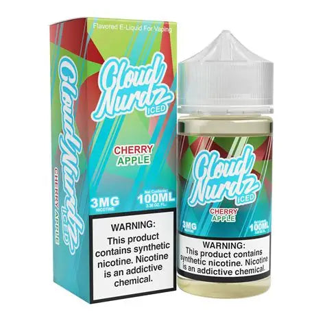 CLOUD NURDZ ICED CHERRY APPLE 3MG 100ML