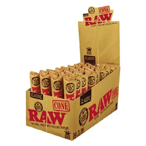 RAW UNREFINED PRE ROLLED CONE KS 323PK