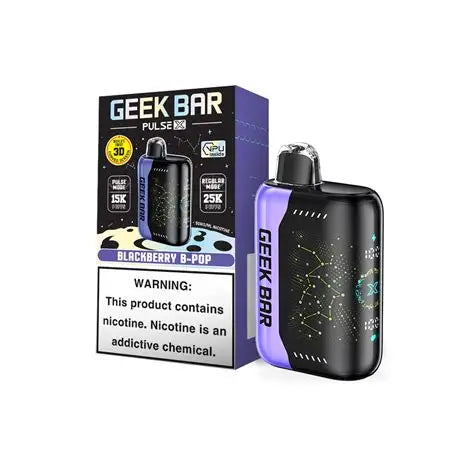 GEEK BAR PULSE X BLKBRY BPOP 25K|810125438301|Pack Of|5