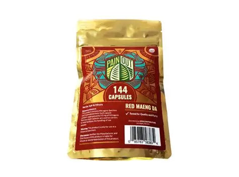 PAIN OUT RED MAENG DA CAPSULES 144CT