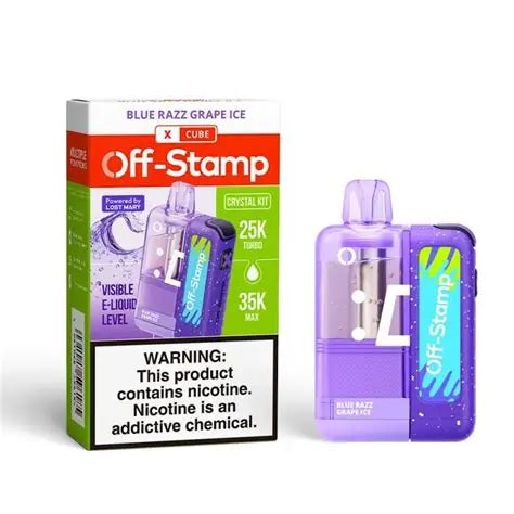 OFF STAMP X KIT 35K|OFF STAMP X KIT BLUE RAZZ GRAPE ICE 35K|5061028596185|Pack of 5