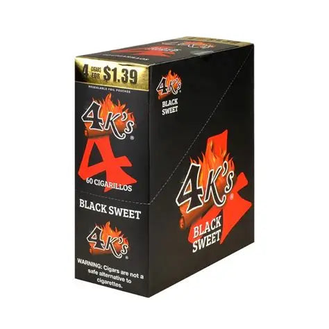 4KS CIGARILLOS BLACK SWEET 4CT