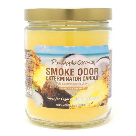 SMOKE ODOR CNDL PINEAPPLE COCONUT 13OZ