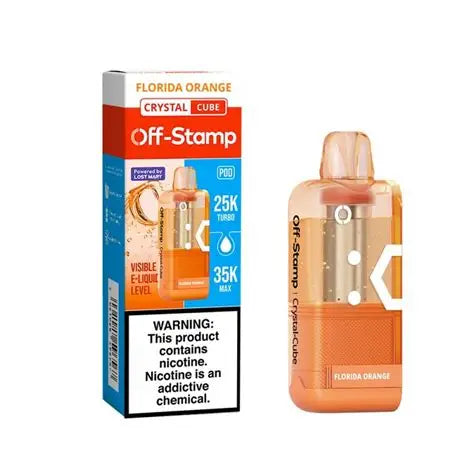 OFF STAMP X-CUBE CRYSTAL POD FLORIDA ORANGE 35K