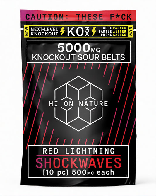 HI ON NATURE KO3 GUMY RED LIGHTNING 5000MG