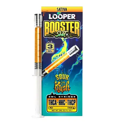 LOOPER BOOSTED SHOT SYRINGE SOUR KUSH SATIVA 3ML