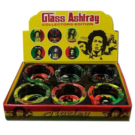 GLASS ASHTRAY COLLECTORS 6CT