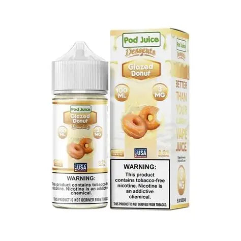 POD JUICE GLAZED DONUT 3MG 100ML