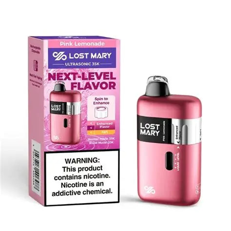 LOST MARY ULTRASONIC 35K|LOST MARY ULTRASONIC PINK LEMONADE 35K|5056716406488|Pack of 5