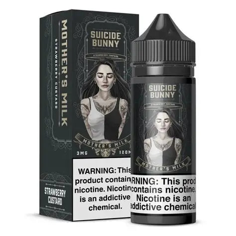SUICIDE BUNNY MM  STRWBRY CUSTARD 120ML 0MG