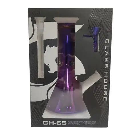 GLASS HOUSE MINI BEAKER PURPLE GH-65