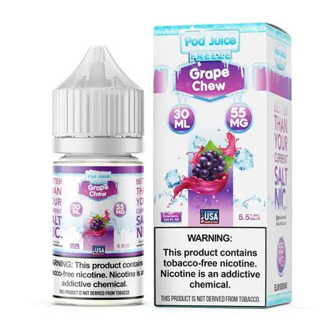 POD JUICE FREEZE GRAPE CHEW 55MG 30ML