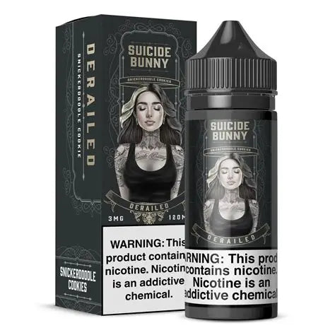 SUICIDE BUNNY DERAILED SNICKERDOODLE COOKIE 3MG 120ML