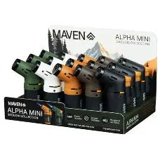 MAVEN ALPHA MINI SEQUOIA BUTANE LIGHTER 15CT