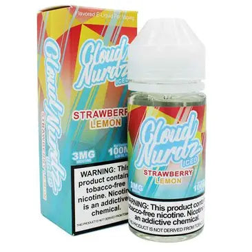 CLOUD NURDZ|STWBRY LEMON 100ML 3MG|765066671693|Pack Of 1