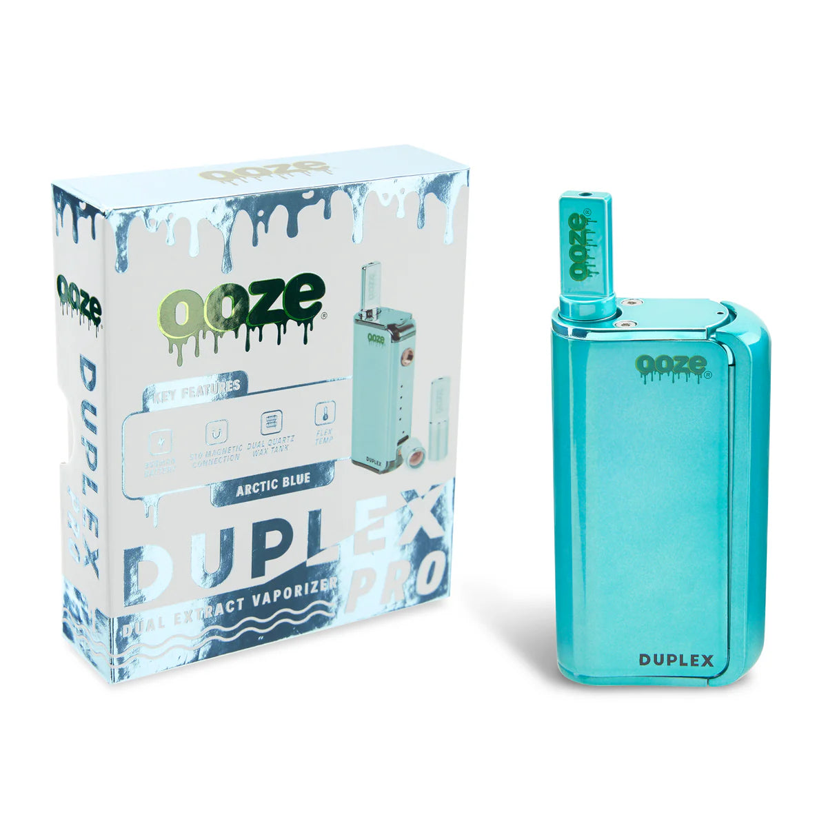 OOZE DUPLEX PRO DUAL EXTRACT VAPORIZER ARCTIC BLUE 900MAH