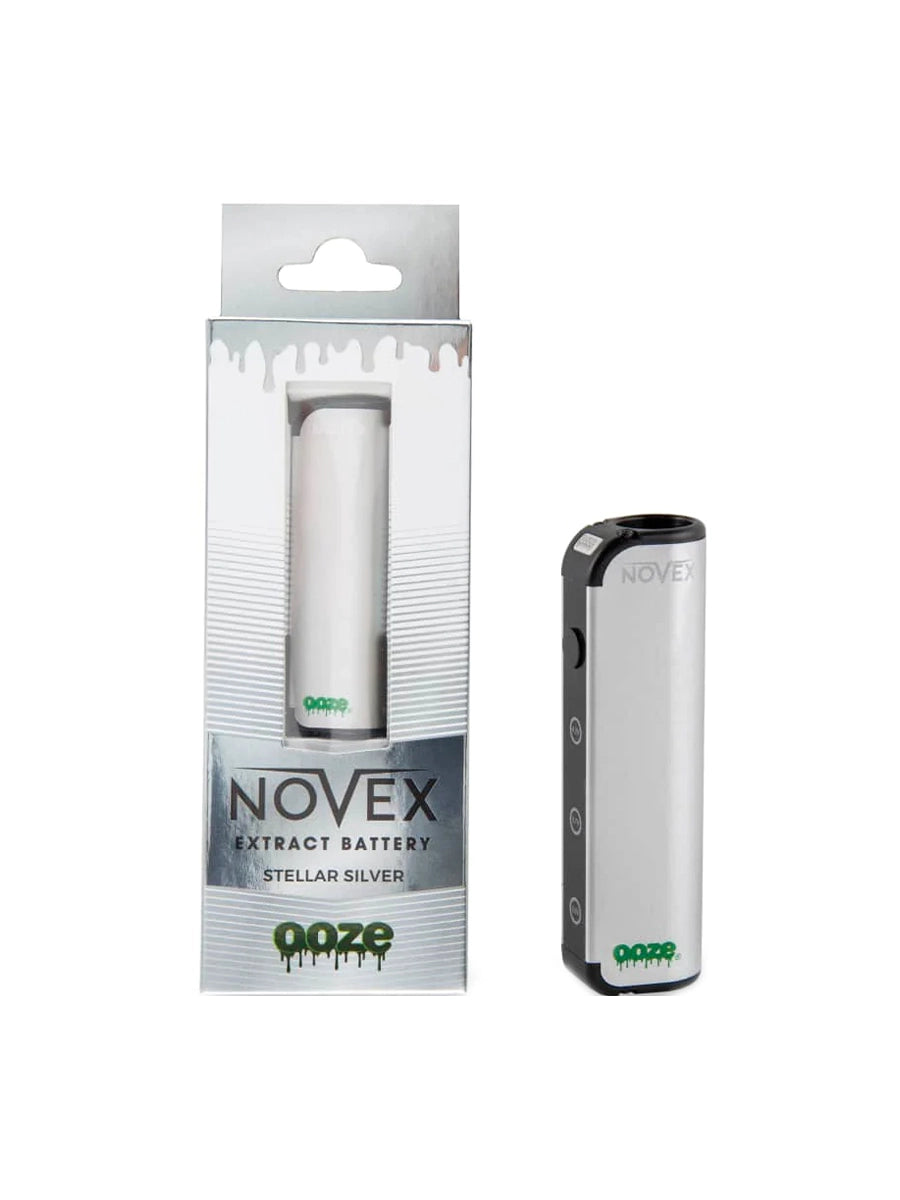 OOZE NOVEX 2 STELLAR SILVER EXTRACT VAPE BATTERY 650MAH