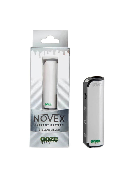 OOZE NOVEX 2 STELLAR SILVER EXTRACT VAPE BATTERY 650MAH