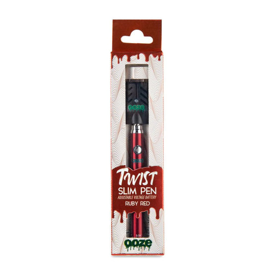 OOZE Twist Slim Pen 1CT Ruby Red