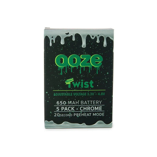 OOZE 5 PACK CHROME 102 650MAH