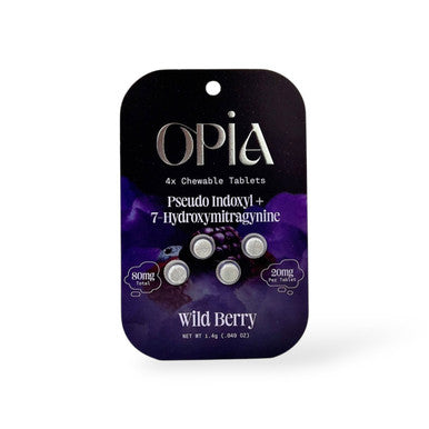 OPIA 7 PSUEDO + HYDROXYMITGRAGYNINE WILD CHERRY 80MG 4CT