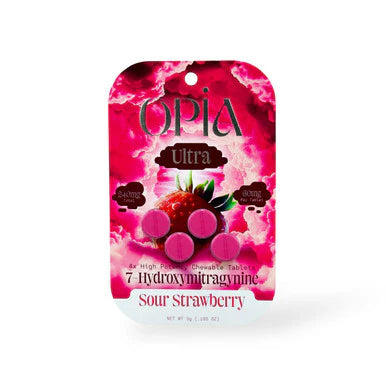 OPIA ULTRA 7 HYDROXY SOUR STRAWBERRY 60MG 4CT