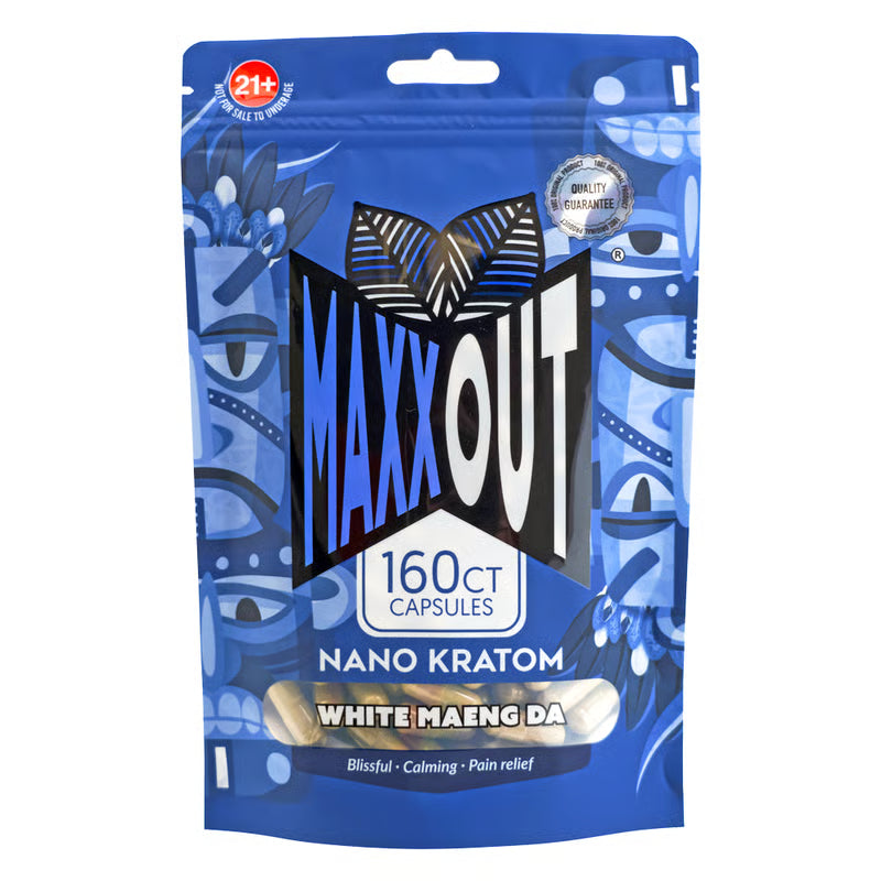 PAIN OUT MAXX KRATOM CAPS WHITE MAENGDA 160CT