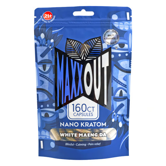 PAIN OUT MAXX KRATOM CAPS WHITE MAENGDA 160CT