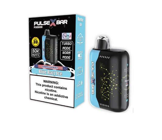 PULSE X BAR NIXODINE BLUE RAZZ ICE 50K