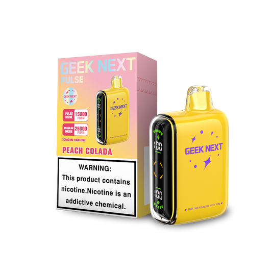 GEEK NEXT PULSE 25K|GEEK NEXT PULSE PEACH COLADA 25K|6917673166930|Pack of 5