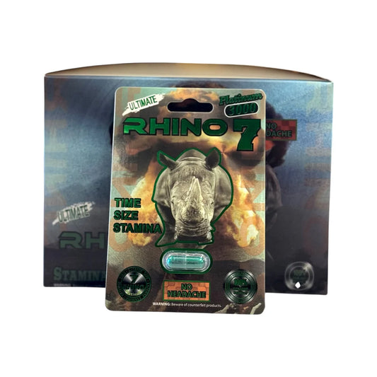 RHINO 7 PLATINUM 3000 SINGLE 24CT