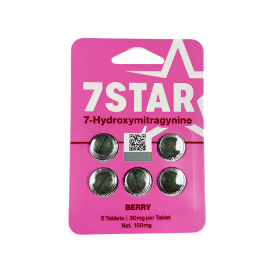 7 STAR HYDROXYMITRAGYNINE BERRY 5CT 30MG