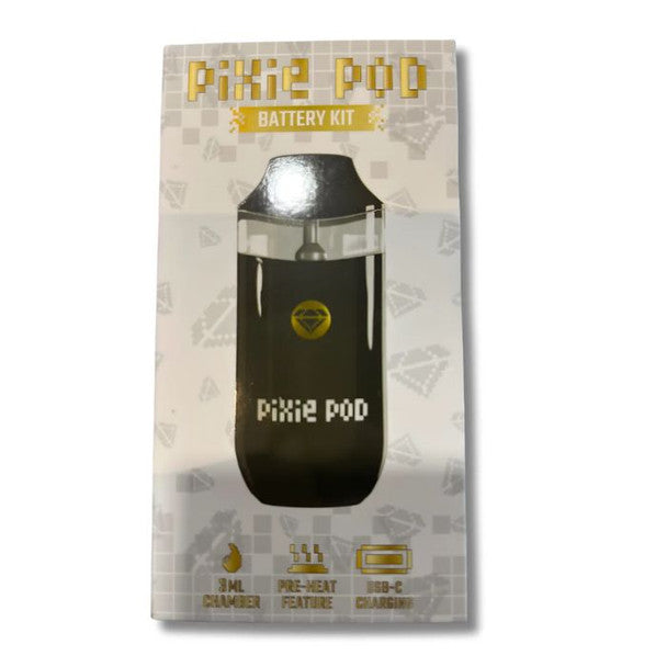 PIXIE POD BATTERY KIT BLACK 3ML