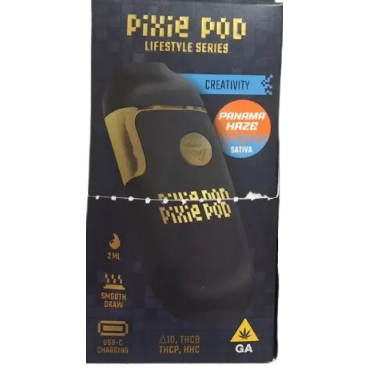 PIXIE POD BATTERY KIT BLACK 2ML