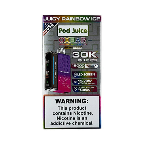 OXBAR 30K|JUICY RAINBOW ICE|818201000190|Pack Of 5