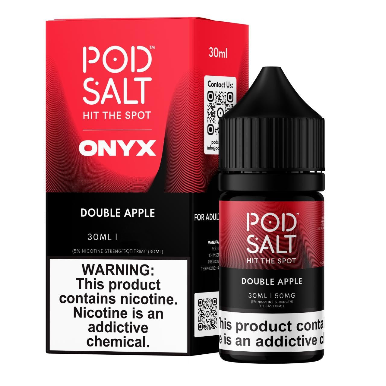 POD SALT ONYX DOUBLE APPLE 25MG 30ML