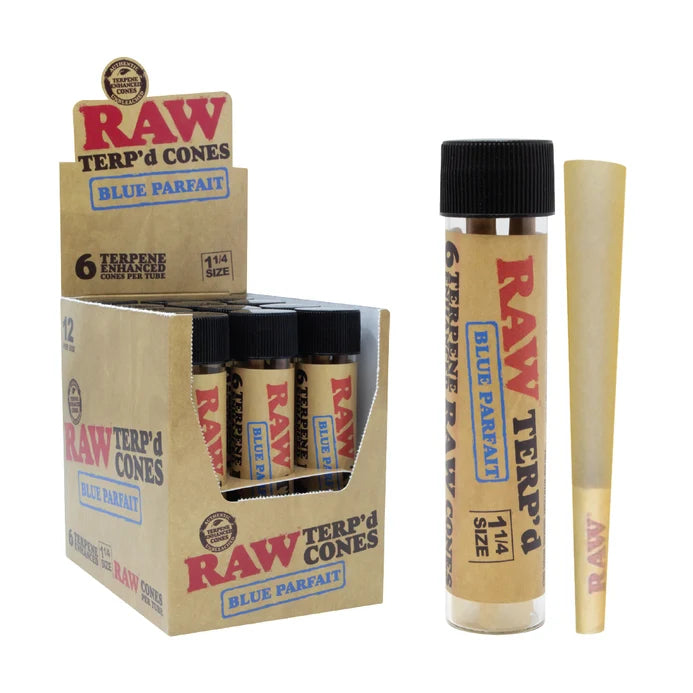 RAW TERP'D CONES BLUE PARAFAIT 1 1/4