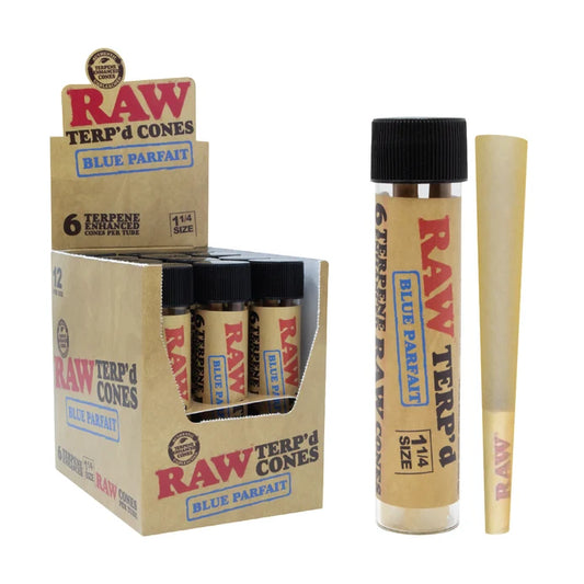 RAW TERP'D CONES BLUE PARAFAIT 1 1/4
