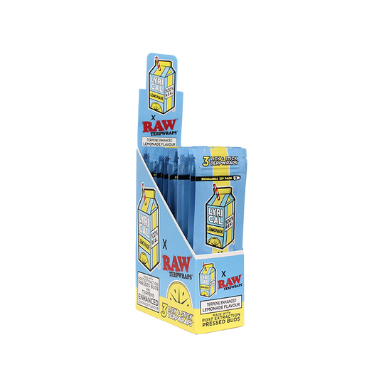 RAW CLASSIC TERPWRAP CONES LYRICAL LMONDE 12CT