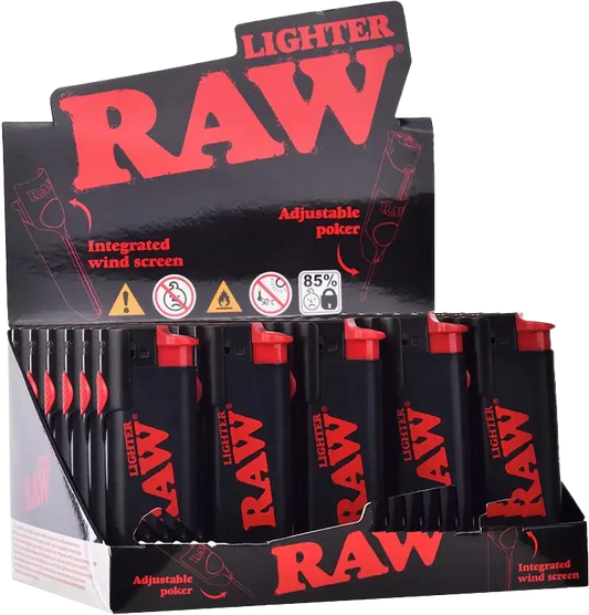 RAW PHOENIX LIGHTER BLACK 30PK