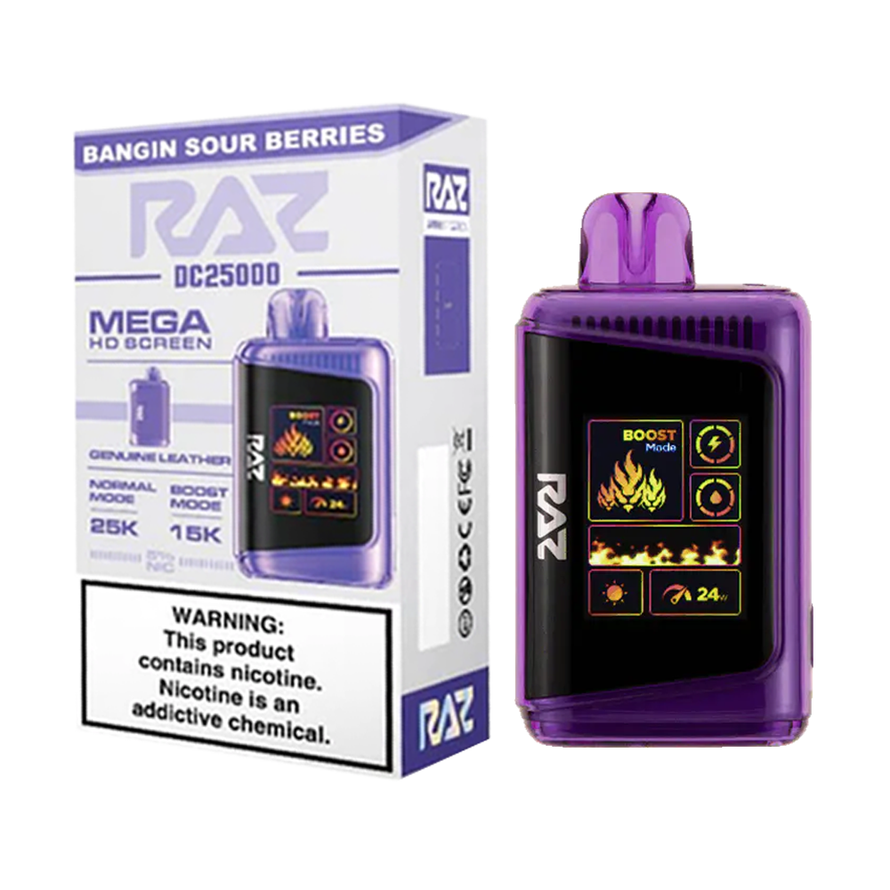 RAZ BANGIN SOUR BERRIES 25K|6975984057002|Pack Of|5