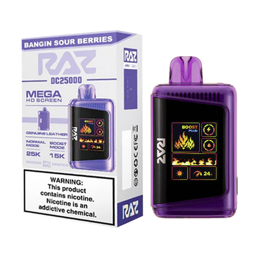 RAZ BANGIN SOUR BERRIES 25K|6975984057002|Pack Of|5