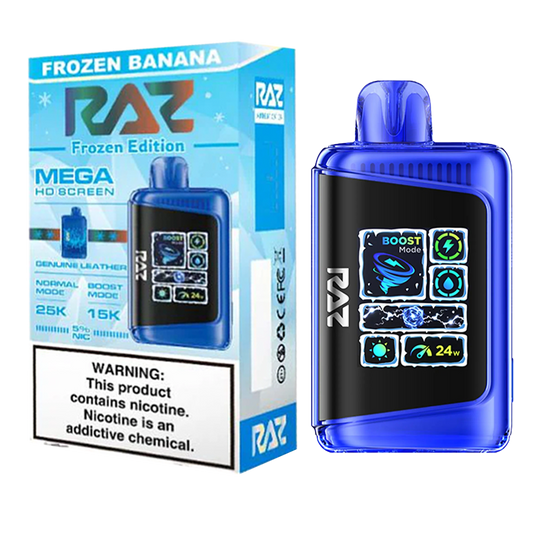 RAZ FROZEN BANANA 25K|6970313642393|Pack Of|5